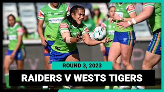 Canberra Raiders v Wests Tigers | NRLW 2023 Round 3 | Full Match Replay