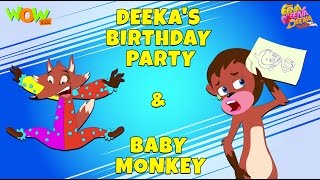 Deeka's Birthday Party | Baby Monkey - Eena Meena Deeka - Animated cartoon for kids - Non Dialogue