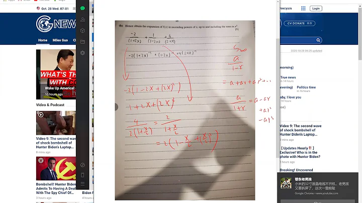 One question: binomial expansion, partial fraction A2 IB AAHL