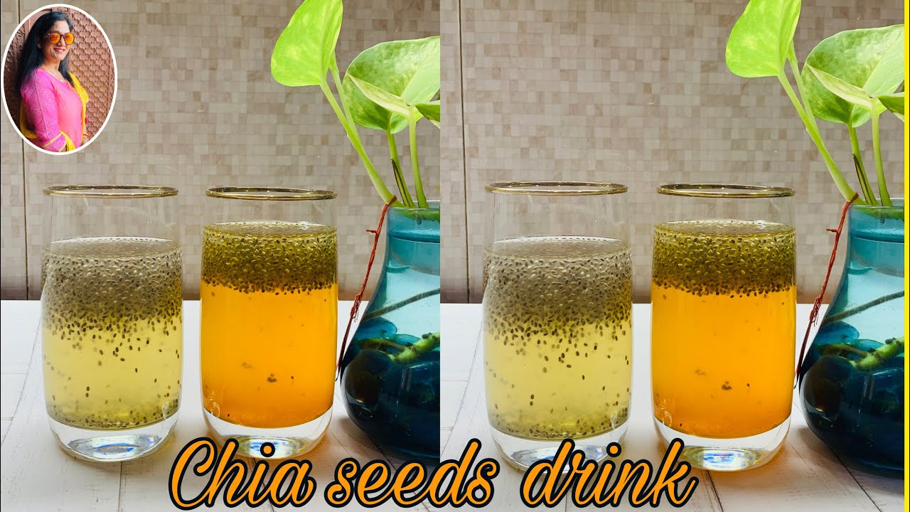 How to make chia seeds drink//summer drink//healthy drink//sabja seeds//chia seeds kaise use