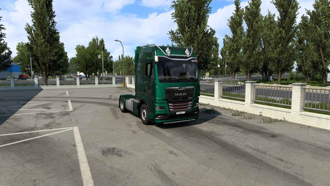 Стрим Euro Truck Simulator 2: Купил MAN и новый прицеп Wielton едем в ...