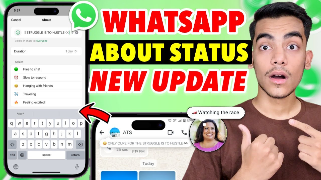 WhatsApp About Status In Chats Update | WhatsApp New Update | WhatsApp About In Profile