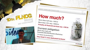 PLNOG 10: "Evolving DDOS Attacks" Stephen Mulhearn (Fortinet)