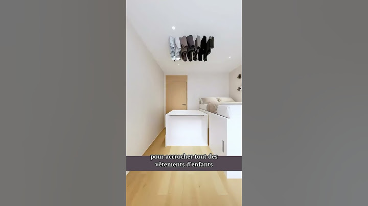 Aménagement d'une petite chambre avec rangement