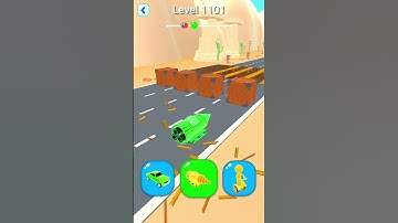 Shape-Shifting 2 GAMEPLAY Level No -1101 Walkthrough - New Update Car Racing #Shorts #ShapeShifting
