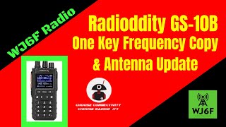 Radioddity GS-10B One Key Frequency Copy & Antenna Update