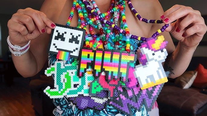 RAVE TIPS - How To Make Awesome Kandi Bracelets with Letters and