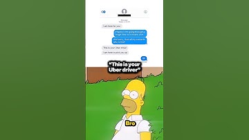 “This is your Uber driver” 💀