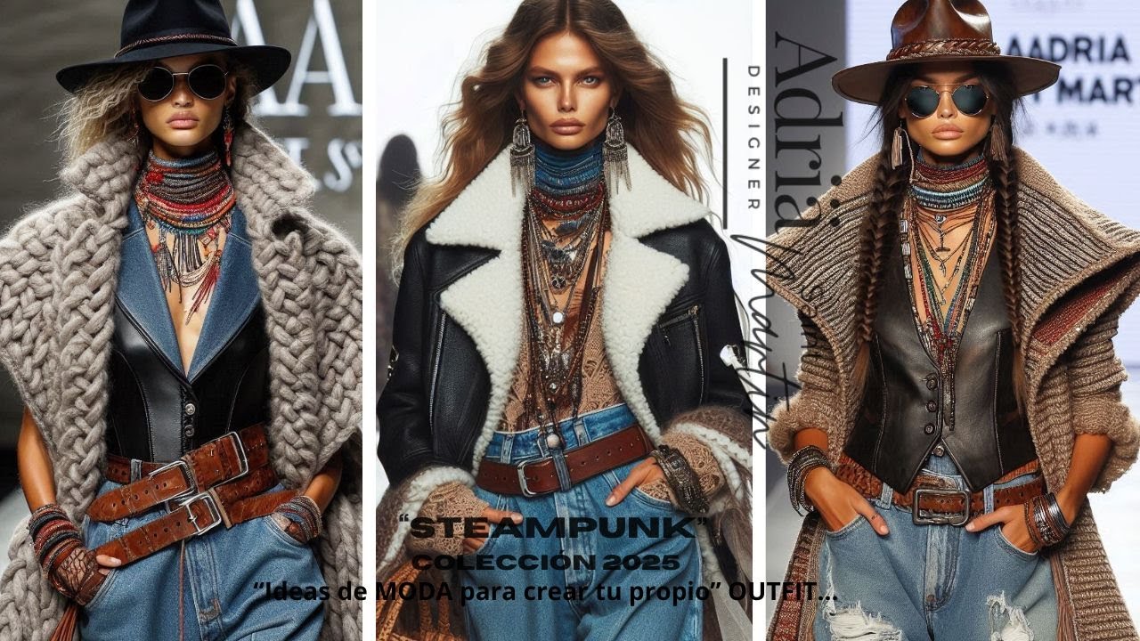 Ideas de Moda y Outfits "STEAMPUNK" CHALECOS, SOMBREROS, increíbles en combinaciones increíbles ...