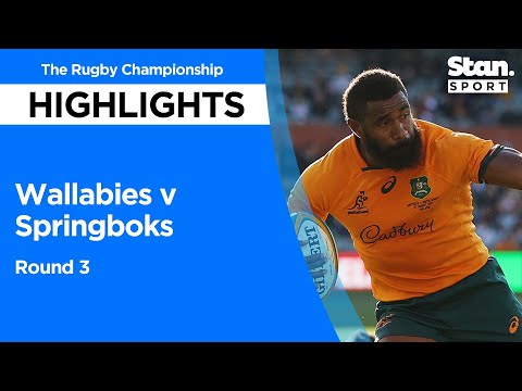 Wallabies v Springboks Highlights | Round 3 | The Rugby Championship 2022