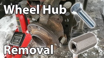 Wheel Hub Removal Without Special Tool | Bolt & Nut DIY