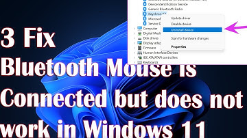 3 Fix Bluetooth mouse is connected but does not work Windows 11