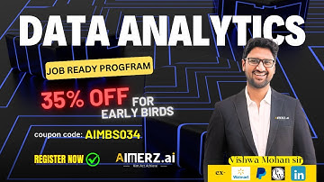 Step Into the Future of Tech Careers-Learn Data Analytics Today! with Aimerz.ai | Discount Code