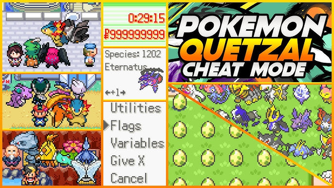 Pokemon Inclement Emerald Cheat Codes!