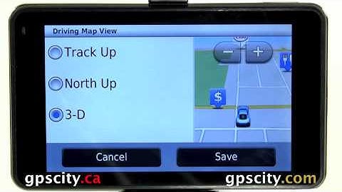 Garmin Nuvi 3490LMT & 3450LM: Map & Vehicle Settings