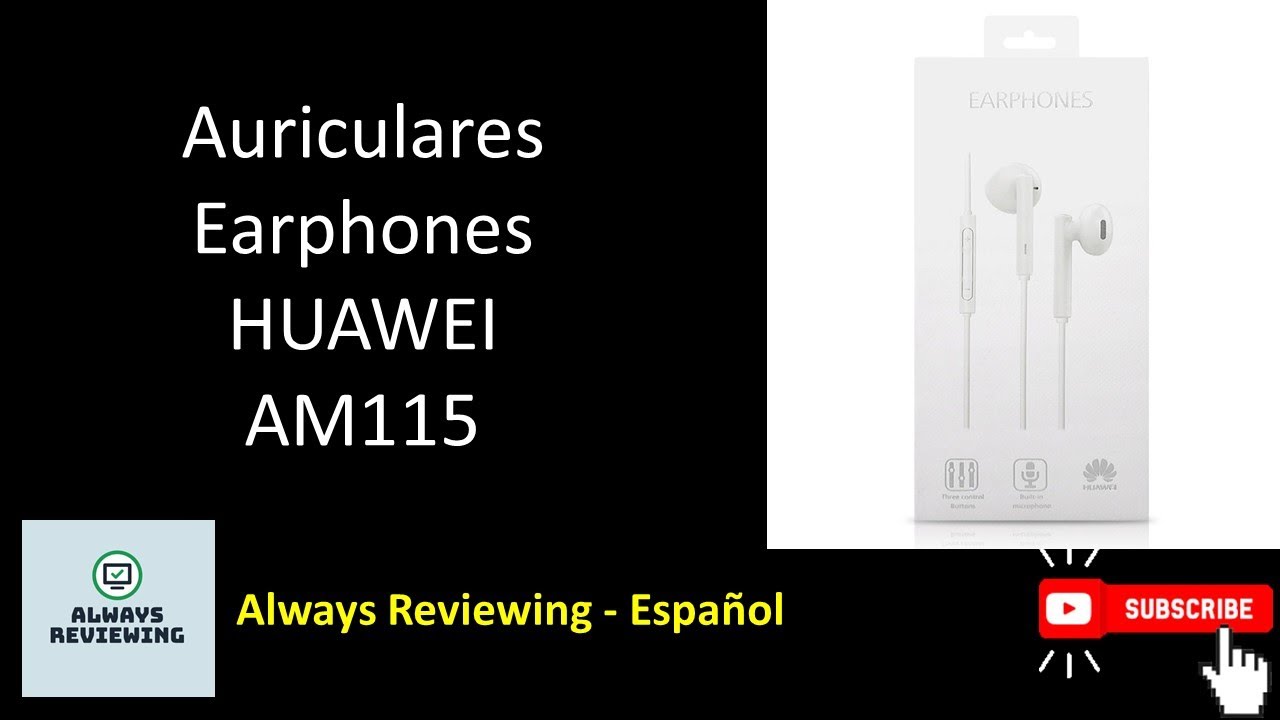 Auriculares Huawei AM115 Blanco