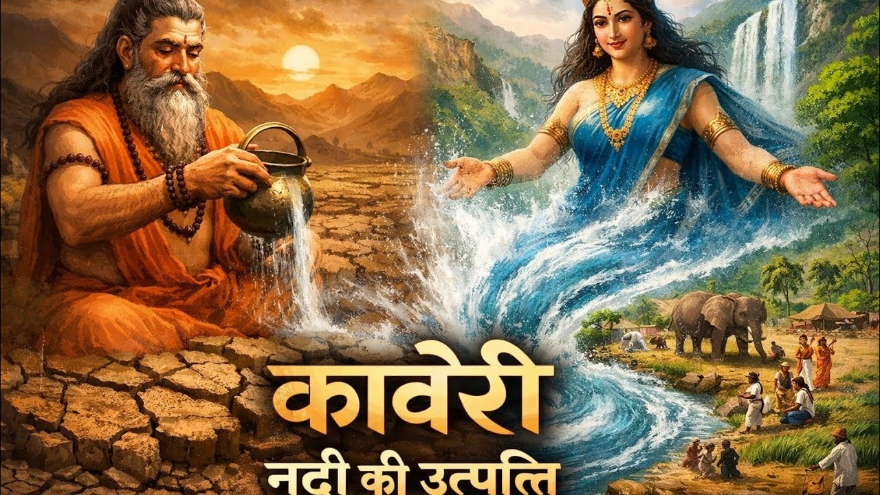 कावेरी नदी कि उत्पत्ति | Kaveri Nadi Ki Utpatti