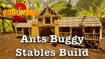 How To Build Stables for Buggy Ants  / Grounded 2 Base Speed Build Video
