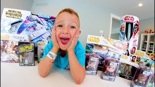 FATHER SON TOY OVERLOAD! / Star Wars Lightsaber & MORE!