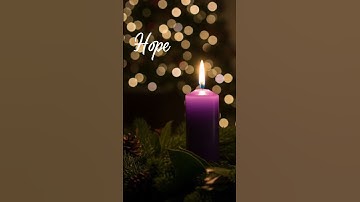 The First Advent Candle | Hope Prayer for Your Family | #advent #purple #1st  #adventsunday #candle