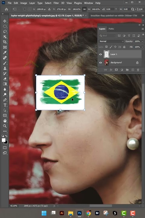 how-to-add-flag-on-face-in-photoshop-photoshop-video-tutorial-youtube