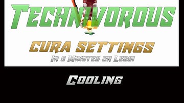 Cura Settings in 5 Minutes or Less! 7.0 - Cooling