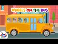 Wheels on the bus  nursery rhyme  kids songs