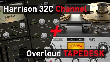 Harrison 32C Channel + TAPEDESK Tape Machine