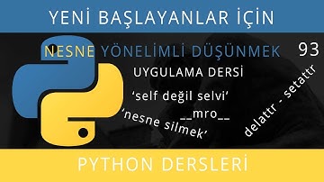 Yeni Başlayanlar İçin Python(3.8.0) Dersleri - Ders 93