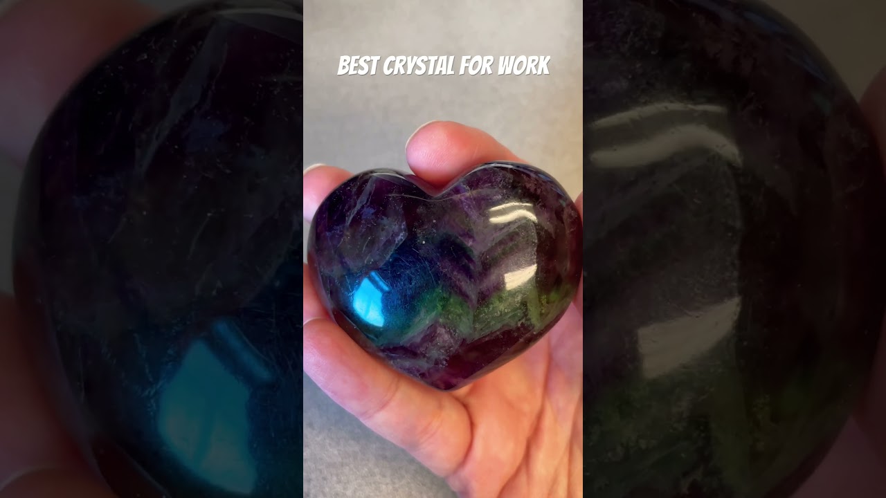 Bring focus and clarity to your work with fluorite, the ultimate crystal productivity! 