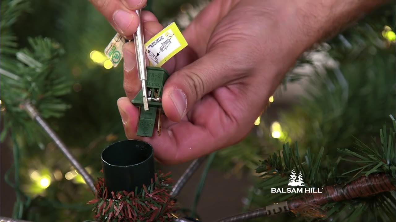 How to Replace The Fuses on Your Christmas Tree YouTube