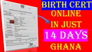 How to Apply for Birth Certificate online in Ghana (WITHIN 14 DAYS) screenshot 3