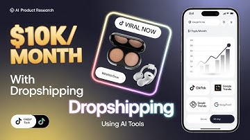 How I Use AI to Find $10K/Month Dropshipping Products (Easy  2025)