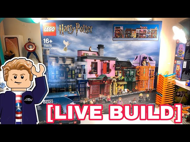 CONSTRUISONS LE CHEMIN DE TRAVERSE LEGO HARRY POTTER 75978 ! [LIVE BUILD] 