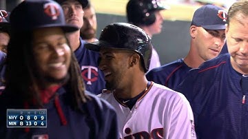 NYY@MIN: Hicks singles in Rosario for second RBI