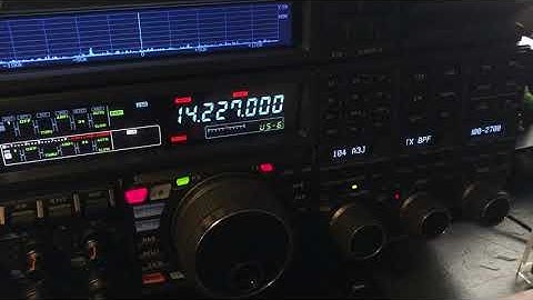 Yaesu FTdx5000MP: TX Audio for Breaking a Pileup with Heil mic #yaesu #ftdx5000 #tx #audio #heil