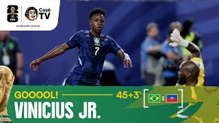 GOL DO VINI JR! BRASIL ABRE 3 A 0 CONTRA O HAITI NA COPA DO MUNDO 2026! ISSO SIM É BRASIL
