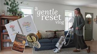 a gentle reset vlog 🧺🌿 home reset, healthy productivity & slowly getting back into my routine