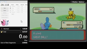 Abra manip tutorial for Emerald glitchless speedruns