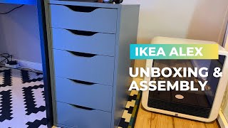 Ikea Alex Drawer Unit Unboxing & Seamless Assembly Guide! 🏠✨