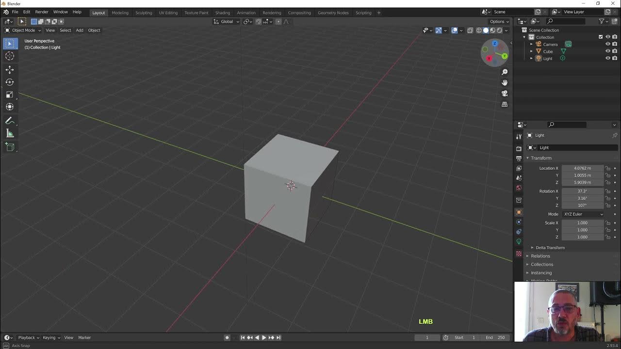 BLENDER Les bases Interface manipulation YouTube