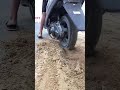 تفجير تاير ام شراع هوندا3 
