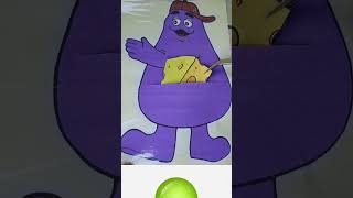 Purple cartoon got soo fat 😱😱 #youtubeshorts #cartoon #purple #shorts