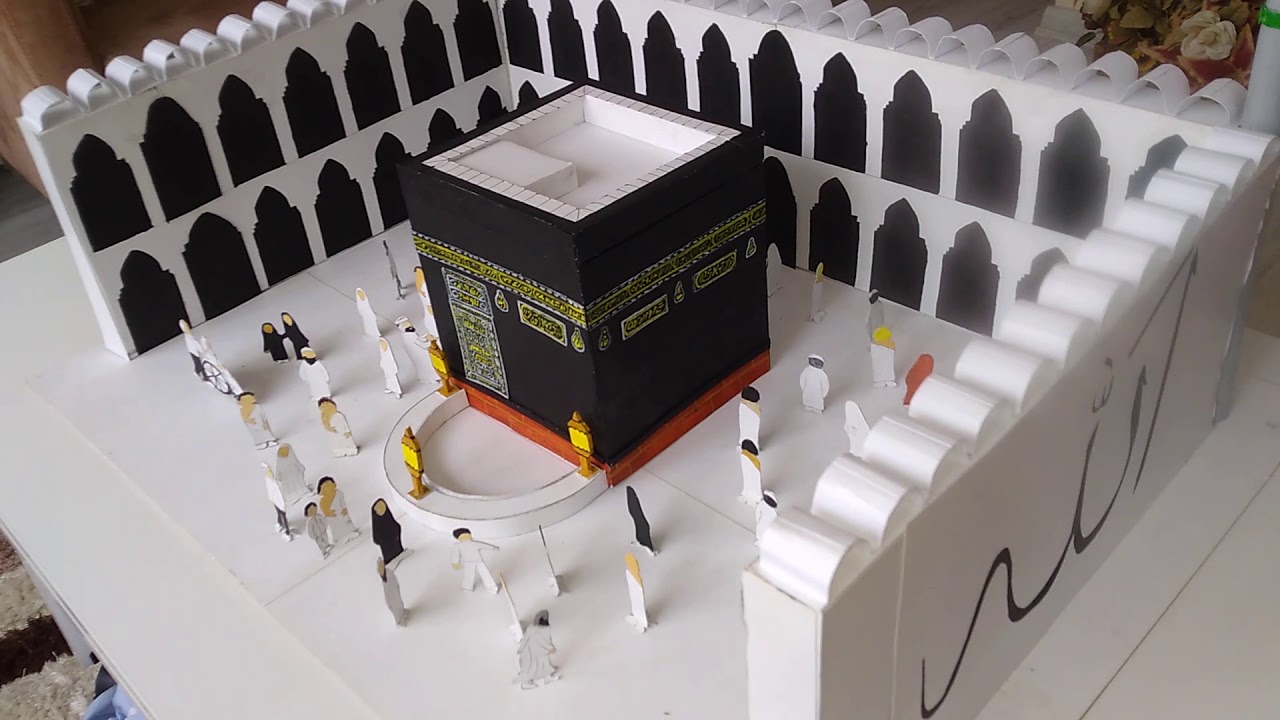 Kabe maketi yapımı Allahümme lebbeyk YouTube Kabe maketi yapımı Allahümme lebbeyk YouTube