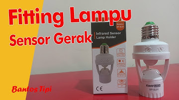 FITTING LAMPU SENSOR GERAK. INFRARED SENSOR LAMP HOLDER