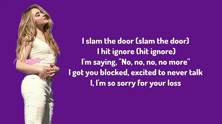 Sabrina Carpenter - Feather (lyrics)