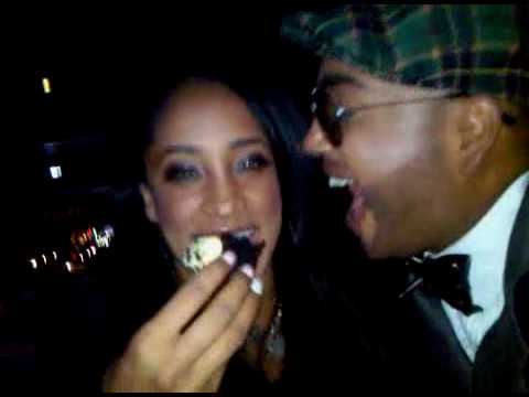 Natalie Nunn & Mr. Bradshaw Partying at Kress Loun...