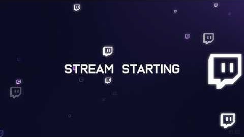 Twitch Stream Starting Intro - Free to use