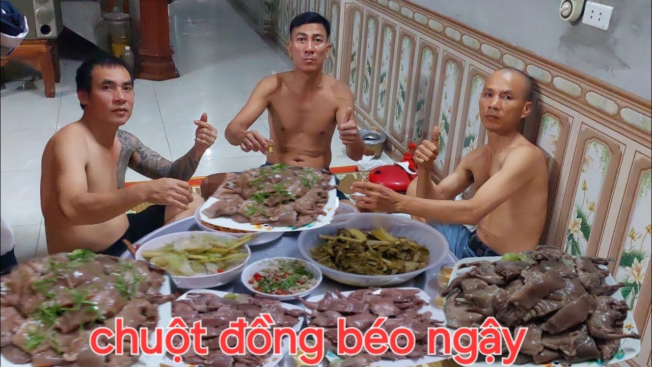 Chuột Đồng Luộc Chấm Muối Béo Ngậy | Nguyễn Ngọc Biển HN