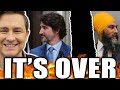 Trudeaus coalition comes to an end